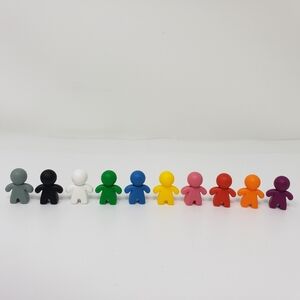 People Pieces Multi Colors Toy Figure Board Game Pieces Replacements
